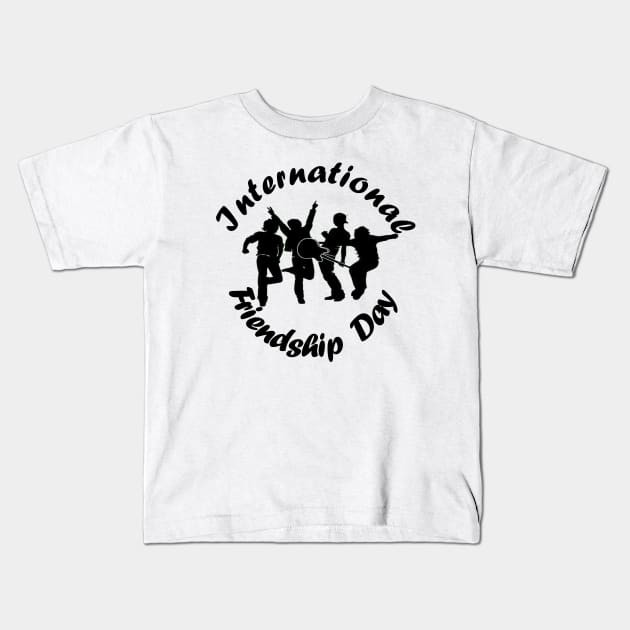 Friendship United Kids T-Shirt by FabRonics